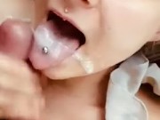 Dirty slut gets sloppy *FACIAL* 16/16