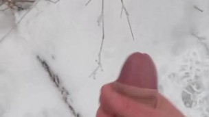 Schoolboy jerks off his dick during a break between classes in college