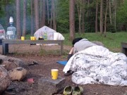 Sneaky push inside while her husband still in tent 12/16