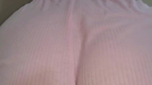 My Stepsister in Pajama riding on Cock Moaning like a Slut