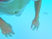 UNDERWATER BIG BOOBS MILF ANAL CREAMPIE 8/16