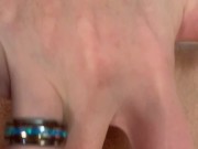 Rub it until your nips get hard! 2/16