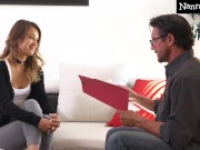 Wife Makes Nanny Ride Hubby's Cock After Catching Her Stealing 3/16