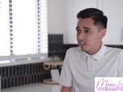 Bossy Stepmom Sierra Spunk has Stepson Race Against Timer to blow His Load 2/16