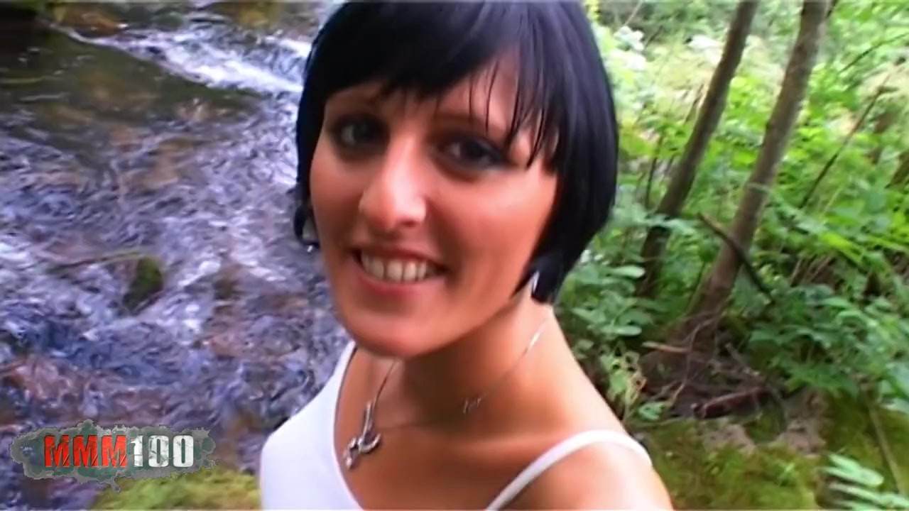 Outdoor Anall sex French brunette Alicia Dark with amazing ...
