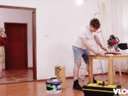 Busty MILF Rides Hard Dick After Licking 7/16