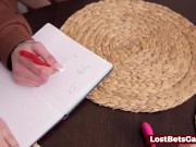 Two babes strip playing guess the number 8/16