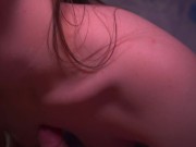 this virgin babe MADE ME CUM from masturbating HER TITS!!!TITSJOB amateur! 14/16