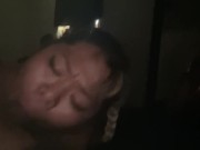 Bad girl records herself sucking my dick