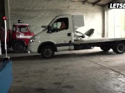 Russian Slut Eva Berger Pays Mechanic With Her Pussy - LETSDOEIT 3/16