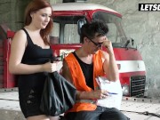 Russian Slut Eva Berger Pays Mechanic With Her Pussy - LETSDOEIT 6/16