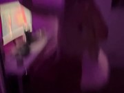 student wiggles in white stockings 7/16