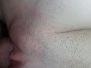 Stretching my roommates tiny pussy 13/16