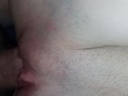 Stretching my roommates tiny pussy 14/16