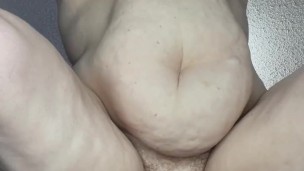 Standing Fuck For Sexy BBW With Soft Jiggly Belly And Tits, SLOW MO FUCK & DRIPPING CREAMPIE