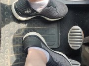 Revving pedals with my sketchers sneakers and white ankle socks 13/16