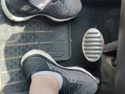 Revving pedals with my sketchers sneakers and white ankle socks 16/16
