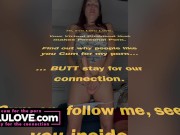 Big boobs babe teasing you while masturbating with vibrator standing up panties pulled down with dirty talk JOI - Lelu Love 1/16