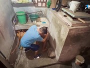 OLD GREEN STEPDAD FUCKS HIS INNOCENT BIG BASS AND BUSTY STEPDAUGHTER, REAL HOMEMADE.