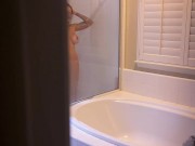 Spying on stepmom and she rubs her pussy for me 1/16