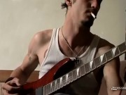 Rocker Stud Loves Jerking And Smoking 1/16