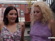 Ersties - Lebischer Sex auf sonniger Dachterasse 14/16