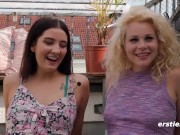 Ersties - Lebischer Sex auf sonniger Dachterasse 16/16