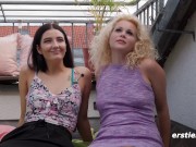 Ersties - Lebischer Sex auf sonniger Dachterasse 7/16