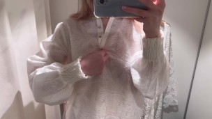 sexy transparent clothes try on haul