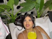 Unfaithful wife offers money to a hotel waiter in exchange for sex - Savannah Watson 2/16