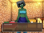 Zombie Girl Wants My Cock (≧◡≦) ♡ - HornyCraft Full Zombie Route 10/16