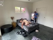 Superman shredded tatted jocked TEARS OPEN tiny latina pussy 4/16