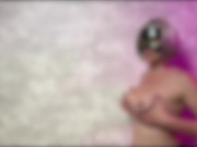 Juicy beauty with big breasts enjoys a blowjob and gets cum in her mouth 1/16