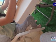 my best friend visits me and she wants me to fuck her on the balcony AMATEUR!!!! 1/16