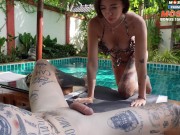 Lonely Housewife Couldn't Resist the Temptation of Being Fucked by a Swimming Pool Cleaner 5/16