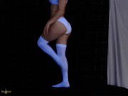 Leila Does a Photoshoot & Fucks Under a Blacklight 1/16