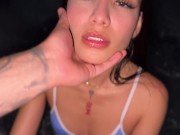 Fucking in the jacuzzi at night! Cumface 3/16