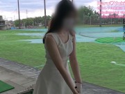 【素人】ゴルフパンチラ練習の後はサウナ＆ジャグジー中出しセックス 素人カップル/美少女/色白美乳/中出し/フル動画(47分)/일본여대생과질내사정섹스 7/16