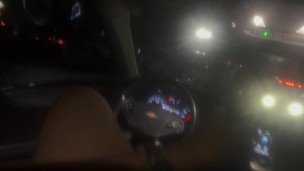 Fleshbating in front of truckers