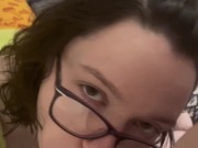 Horny Step Sis Gets Huge Cumshot Facial After Sneaky Deepthroat 8/16