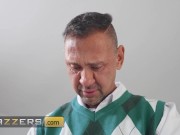 BRAZZERS - Desperate DILF Jodie Gets Lucky To Fuck His Son's Gf Pink-Haired Goddess Lily Lou 7/16