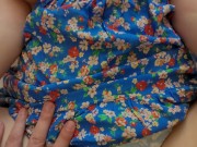 Sex with Big Boobs Babe in Cute Sundress for Very Lucky Guy 10/16