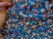 Sex with Big Boobs Babe in Cute Sundress for Very Lucky Guy 12/16