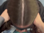 Lana uses her throat to drain every single drop of cum from a lucky guy- 69 THROATPIE! 1/16