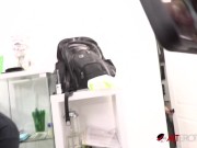 Petite blonde gets new ink then gets ass fucked 5/16