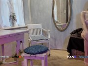 Ryana Babe - 90-60-90 Blonde Is Determined To Make You Cum With Her STRIPTEASE - CAM4 1/16