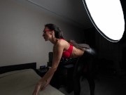 leather leggings and big breasts super molly 777 1/16