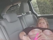 Milf Lunch Time Public Car Masturbation Almost Caught 6/16