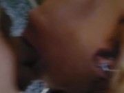 upside down throat fuck