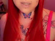 Big busty redhead squirtqueen missnvus joi and drink squirt 2/16